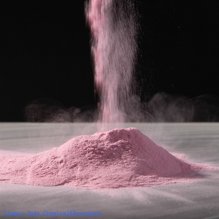 Roze kleur Abc droog poeder